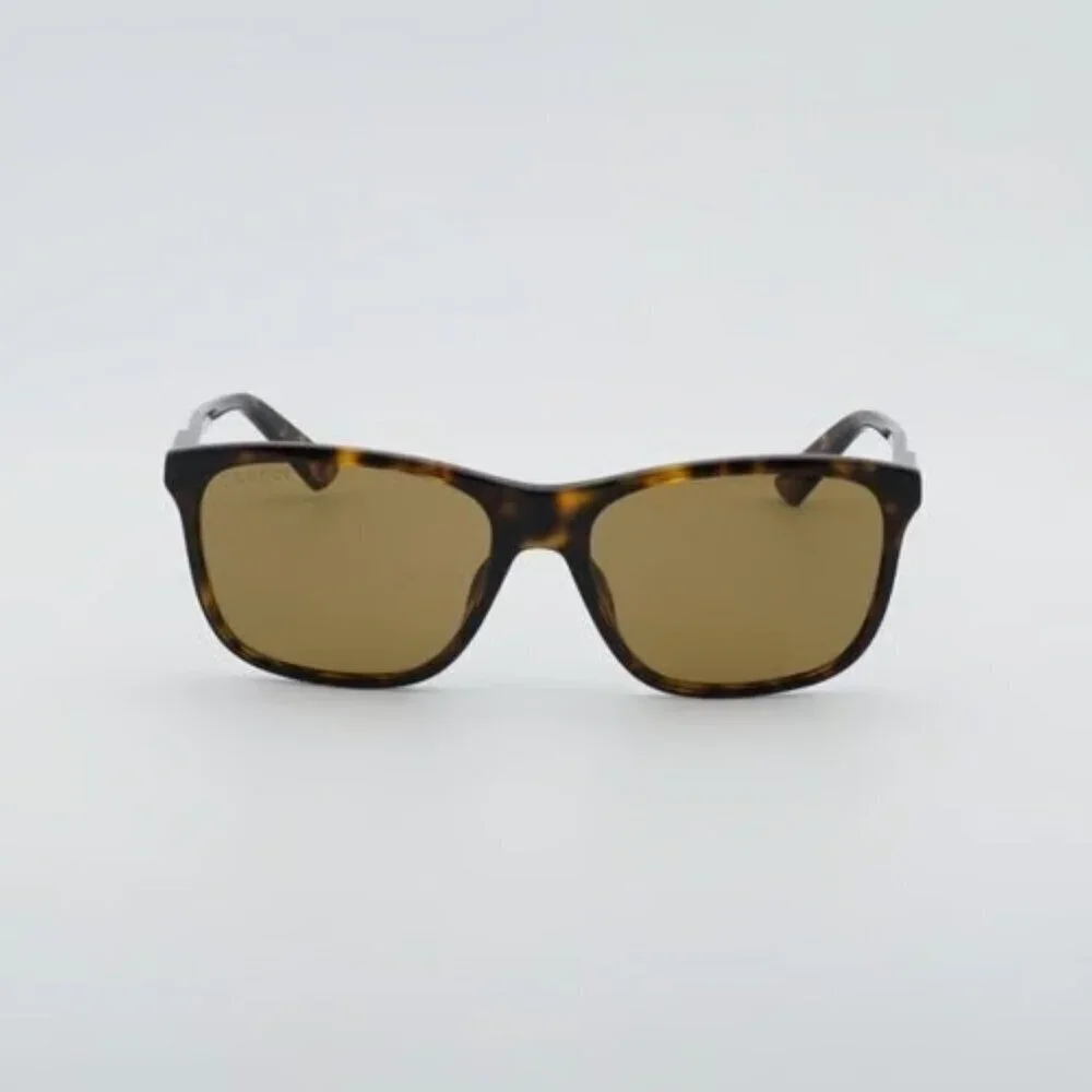 NWT Gucci GG1845SA-002 Havana Brown 55mm Sunglasses